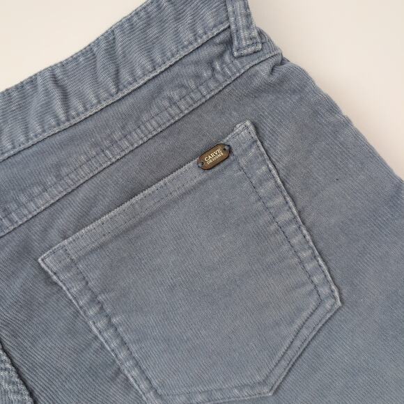 Carve Designs Corduroy Shorts Size 6 Blue Gray Cut Offs Fringe Cotton - Picture 3 of 7